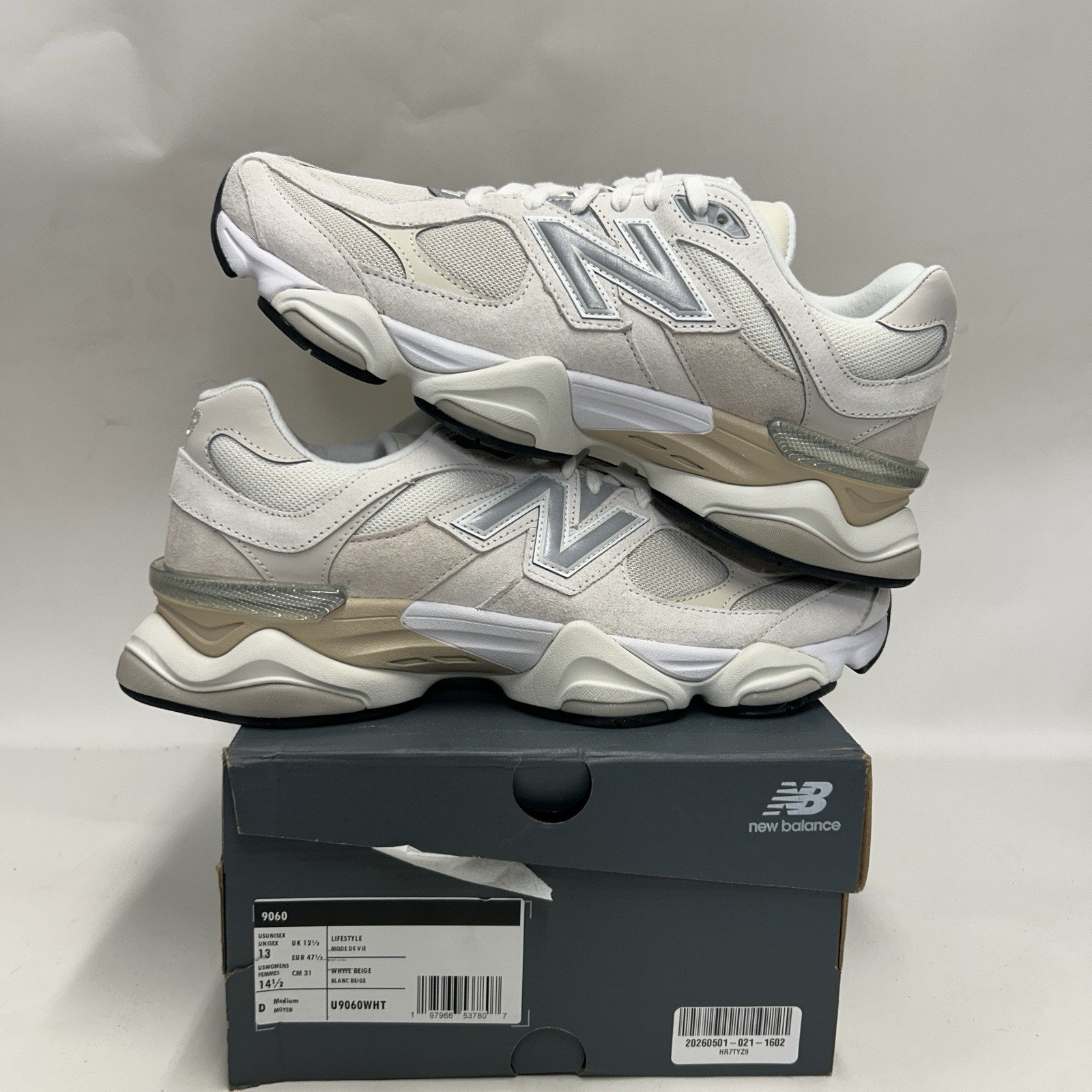 New Balance 9060 “Sea Salt Moonbeam” U9060wht